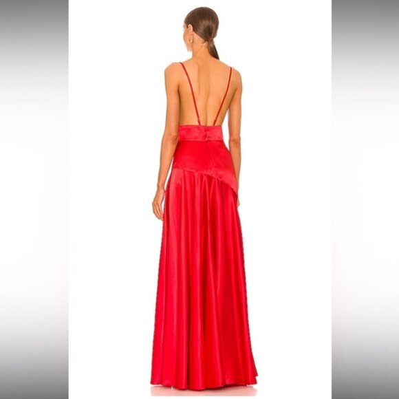 Red Bronx and Banko Leo maxi dress size 6. - Picture 2 of 7